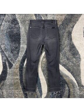 7 For All Mankind Roxanne Ankle Jeans Womens 27 Faded Black